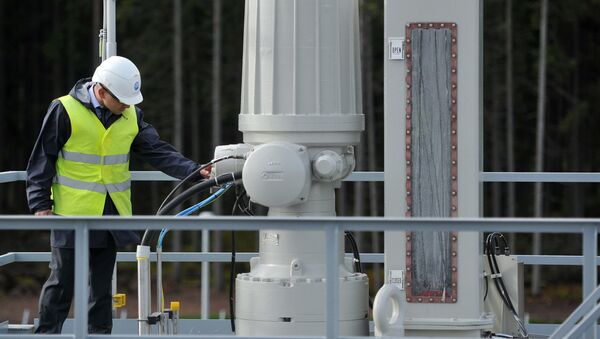 A test treatment facility at the Portovaya booster station, where the second section of the Nord Stream gas pipeline was launched. (File) - Sputnik International
