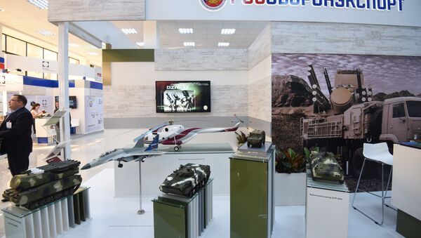 Rosoboronexport display stand - Sputnik International