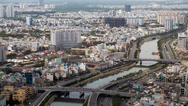 A views of the Saigon River and the center of Ho Chi Minh City. (File) - Sputnik International