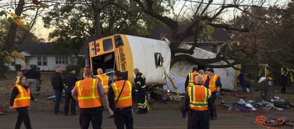 Driver Charged in Deadly Tennessee School Bus Crash That Killed 5 Children Driver Charged in Deadly Tennessee School Bus Crash That Killed 5 Children - Sputnik International