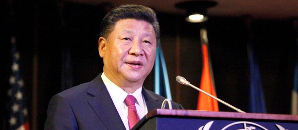 China's President Xi Jinping speaks during a meeting at the Economic Commission for Latin America and the Caribbean (CEPAL) in Santiago, Chile, November 22, 2016 China's President Xi Jinping speaks during a meeting at the Economic Commission for Latin America and the Caribbean (CEPAL) in Santiago, Chile, November 22, 2016 - Sputnik International