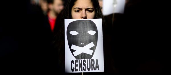Protest against censorship - Sputnik International