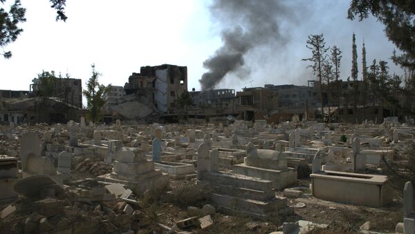 desecration of graves in Damascus - Sputnik International