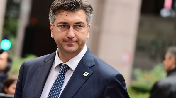 Croatia's Prime Minister Andrej Plenkovic - Sputnik International