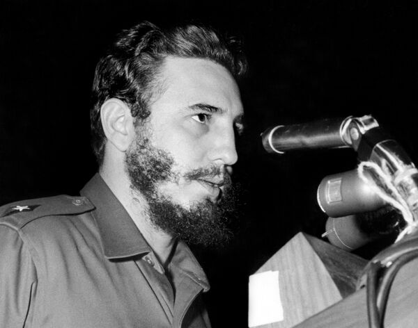 Cuban Prime Secretary of the Cuban Communist party and President of the State Council Fidel Castro addresses delegates of the General Assembly of the United Nations, 26 September 1960 in New York Cuban Prime Secretary of the Cuban Communist party and President of the State Council Fidel Castro addresses delegates of the General Assembly of the United Nations, 26 September 1960 in New York - Sputnik International