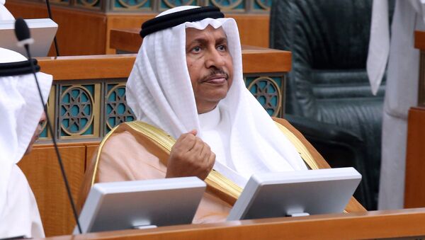 Kuwaiti PrimeMminister Sheikh Jaber al-Mubarak al-Sabah takes part in a parliamentary session at the national assembly in Kuwait City. (File) - Sputnik International