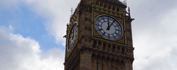 The famous Elizabeth Tower in the UK Houses of Parliament, which contains the Great Bell, known as Big Ben. - Sputnik International