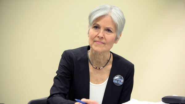 Jill Stein speaking at the Green Party Presidential Candidate Town Hall hosted by the Green Party of Arizona at the Mesa Public Library in Mesa, Arizona. (File) - Sputnik International
