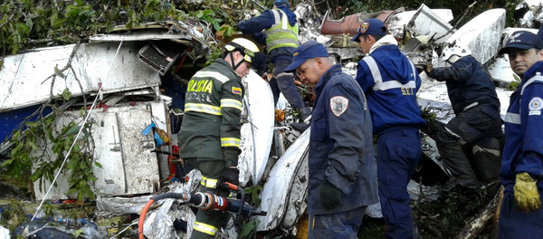 Plane With Brazilian Football Players Crashes in Colombia Plane With Brazilian Football Players Crashes in Colombia - Sputnik International