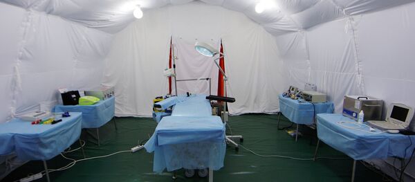 A mobile medical unit of the Russian EMERCOM A mobile medical unit of the Russian EMERCOM - Sputnik International