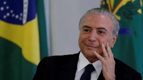 Brazil's President Michel Temer - Sputnik International