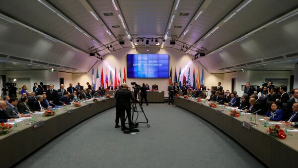 A general view of the beginning of a meeting of the Organization of the Petroleum Exporting Countries (OPEC) in Vienna, Austria, November 30, 2016. - Sputnik International