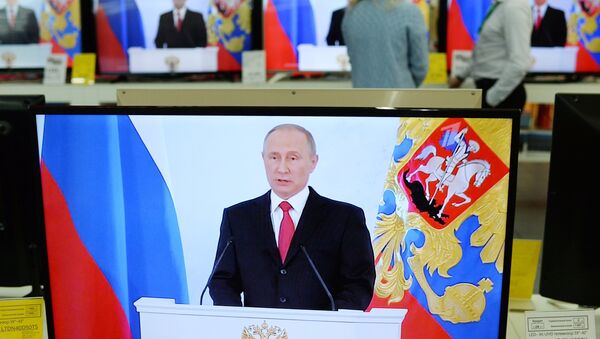 Live broadcast of Vladimir Putin's Annual Presidential Address to the Federal Assembly - Sputnik International