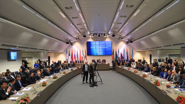 A meeting of the Organization of the Petroleum Exporting Countries (OPEC) in Vienna.File photo - Sputnik International
