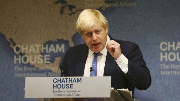 Britain's Foreign Secretary Boris Johnson delivers a speech at Chatham House in London, Britain December 2, 2016. - Sputnik International