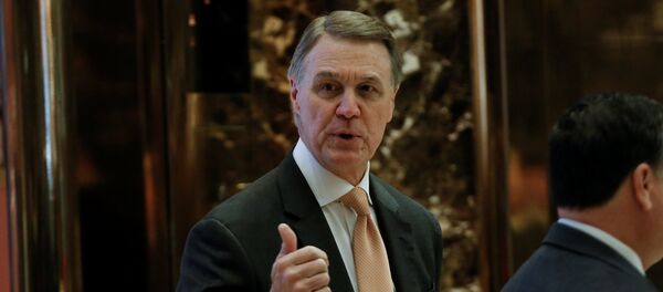 U.S. Senator David Perdue (R-GA), arrives for a meeting with U.S. President-elect Donald Trump at Trump Tower in New York, U.S., December 2, 2016 - Sputnik International