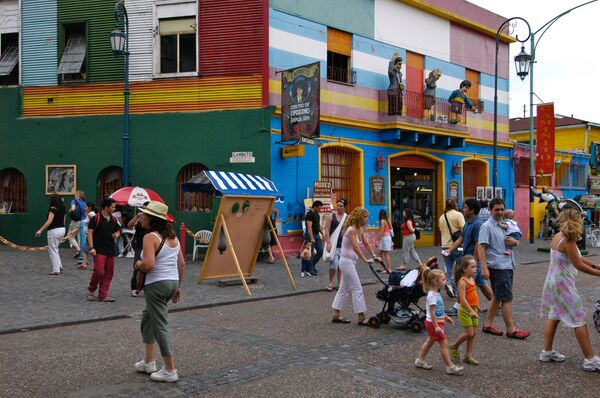 Italian immigrants in Buenos Aires' district of La Boca. File foto Italian immigrants in Buenos Aires' district of La Boca. File foto - Sputnik International