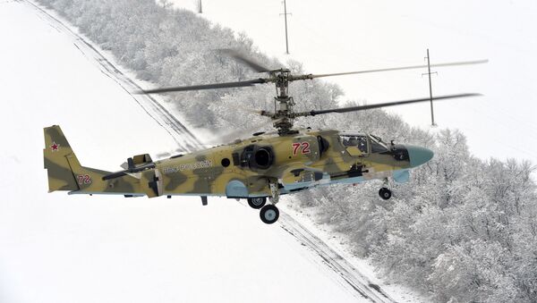 Get to the Choppa!!! Russia's New Squadron of Lethal Ka-52 Alligator Gunships - Sputnik International