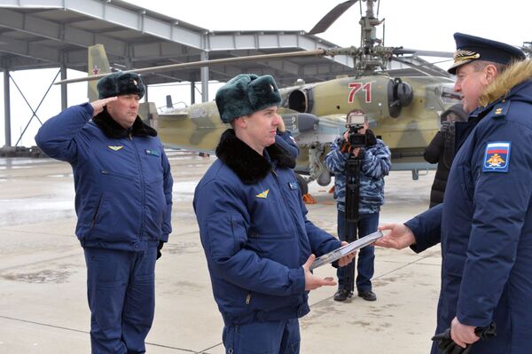 Get to the Choppa!!! Russia's New Squadron of Lethal Ka-52 Alligator Gunships - Sputnik International