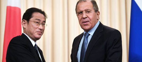 Russian Foreign Minister Lavrov meets with Japanese counterpart Kishida Russian Foreign Minister Lavrov meets with Japanese counterpart Kishida - Sputnik International