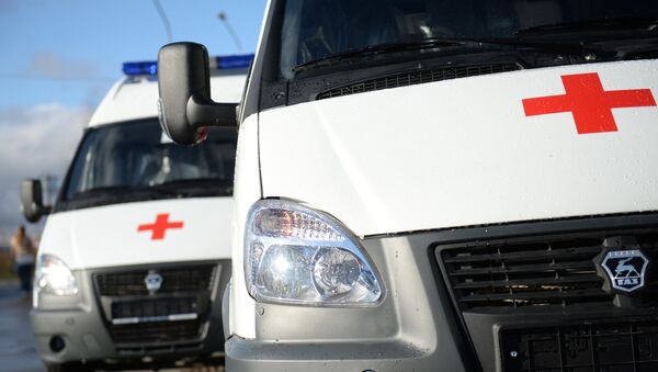 Ambulance vehicles. File photo - Sputnik International