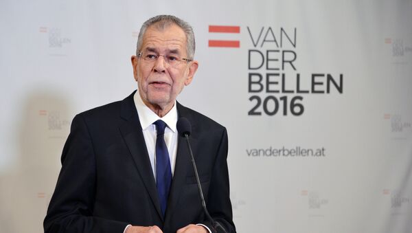 Austrian President-elect Alexander Van der Bellen - Sputnik International