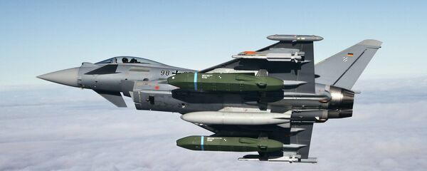 Eurofighter Typhoon Flight tests with Taurus KEPD 350 missile - Sputnik International