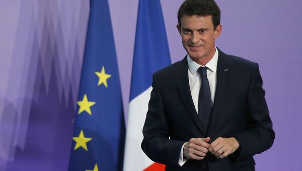 French Prime Minister Manuel Valls attends a news conference during an Interministerial Committee on Disability, in Nancy, France, December 2, 2016. - Sputnik International