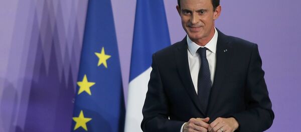 French Prime Minister Manuel Valls attends a news conference during an Interministerial Committee on Disability, in Nancy, France, December 2, 2016. - Sputnik International