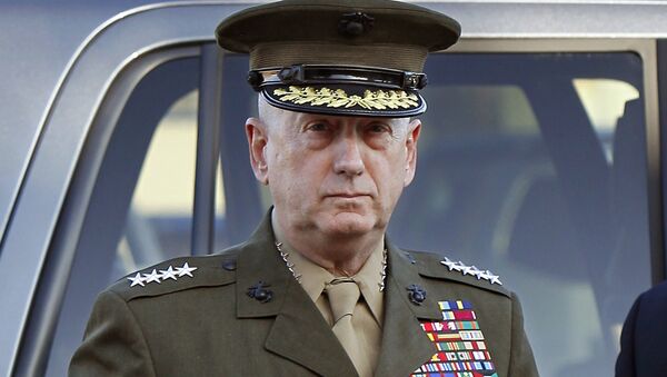 U.S. Marine Corps four-star general James Mattis arrives to address at the pre-trial hearing of Marine Corps Sgt. Frank D. Wuterich at Camp Pendleton, California U.S in a March 22, 2010 file photo - Sputnik International