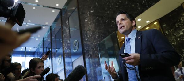 Anthony Scaramucci, a member of President-elect Donald Trump's transition team executive committee, and founder and Co-Managing Partner of investment firm SkyBridge Capital, talks with media at Trump Tower, Thursday, Nov. 17, 2016, in New York - Sputnik International