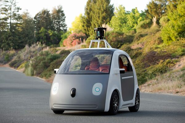 Self driving Google vehicle Self driving Google vehicle - Sputnik International