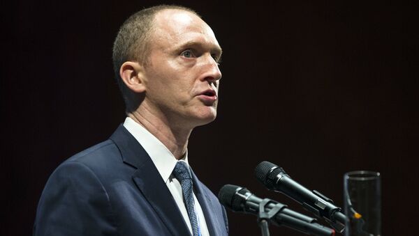 Carter Page, an adviser to US President-elect Donald Trump, speaks at the graduation ceremony for the New Economic School in Moscow, Russia. - Sputnik International