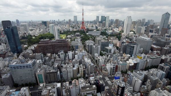 The picture shows a general view of Tokyo - Sputnik International