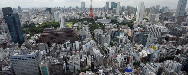 The picture shows a general view of Tokyo - Sputnik International