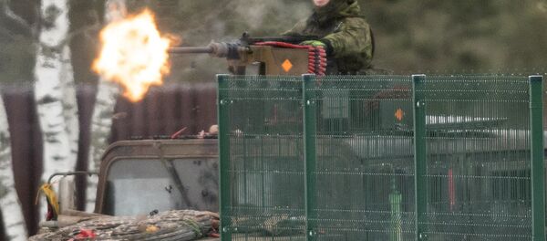 Soldiers take part in the NATO military exercise 'Iron Sword 2016' at a training range in Pabrade, north of the capital Vilnius, Lithuania on Friday, Dec. 2, 2016. Soldiers take part in the NATO military exercise 'Iron Sword 2016' at a training range in Pabrade, north of the capital Vilnius, Lithuania on Friday, Dec. 2, 2016. - Sputnik International
