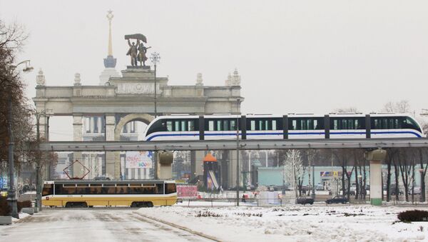 A monorail in Moscow - Sputnik International