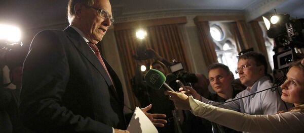 Lawyer Richard McLaren takes questions after delivering his second and final part of a report for the World Anti-Doping Agency (WADA), at a news conference in London, Britain December 9, 2016. Lawyer Richard McLaren takes questions after delivering his second and final part of a report for the World Anti-Doping Agency (WADA), at a news conference in London, Britain December 9, 2016. - Sputnik International