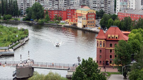 A view of Kaliningrad and the Pergola River. (File) - Sputnik International