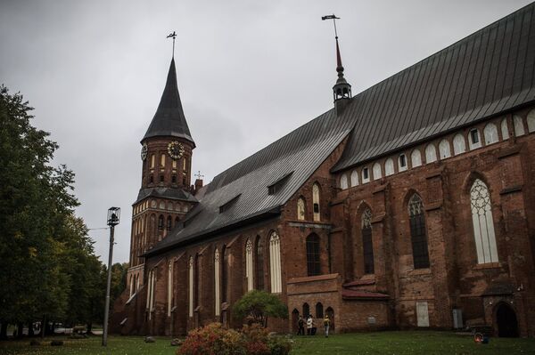 The Koenigsberg Cathedral on the Kant Island in Kaliningrad The Koenigsberg Cathedral on the Kant Island in Kaliningrad - Sputnik International