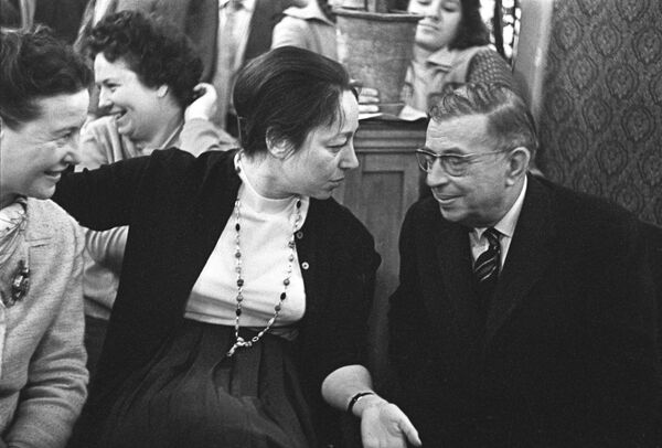 French author Jean-Paul Sartre in Moscow. File photo French author Jean-Paul Sartre in Moscow. File photo - Sputnik International
