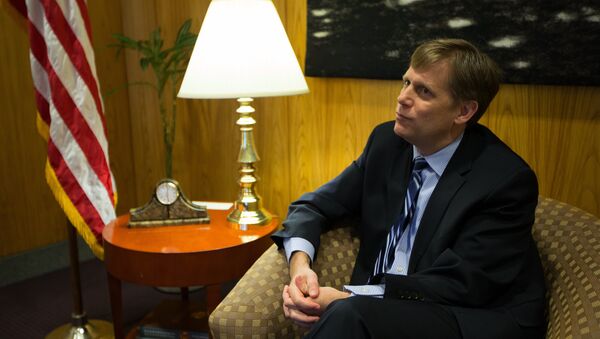 Michael McFaul, the US Ambassador to the Russian Federation, gives an interview at the US Embassy in Moscow (File) - Sputnik International