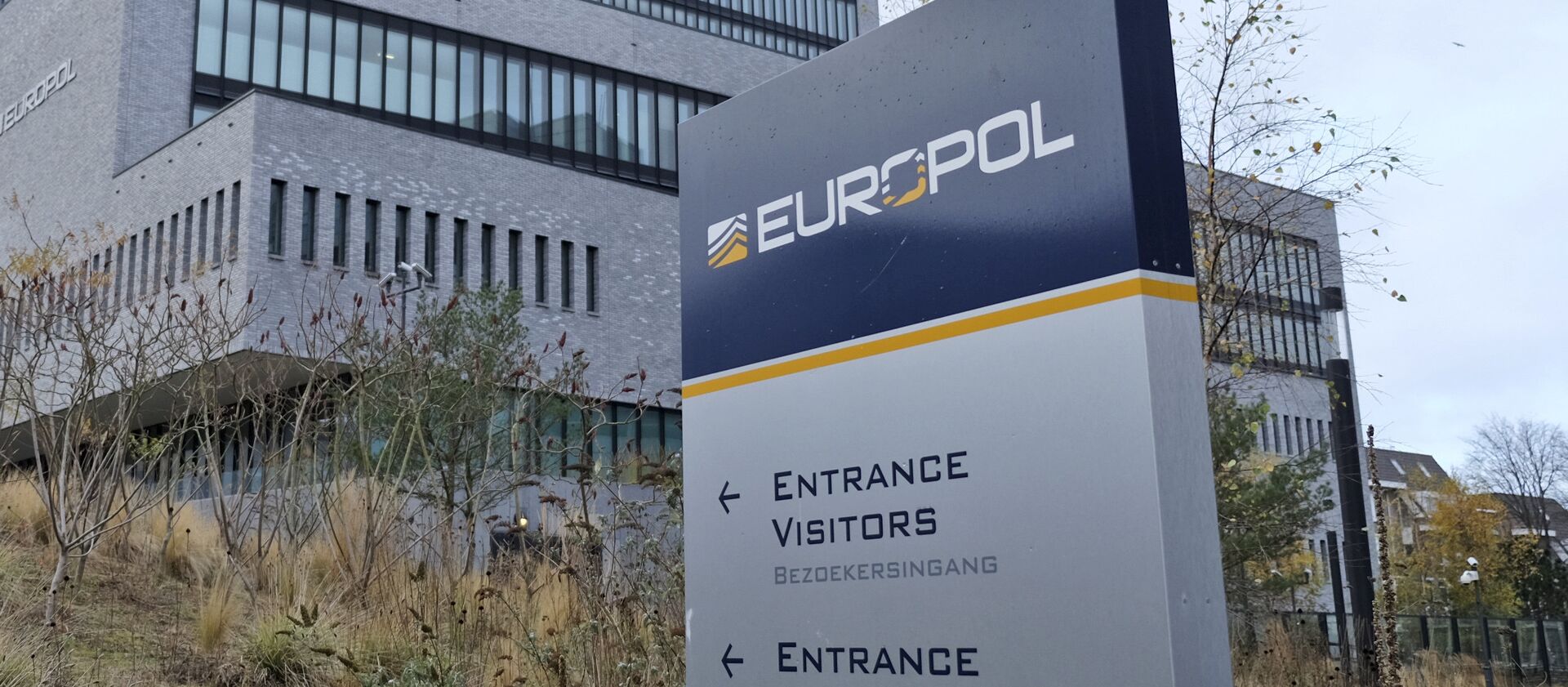 Exterior view of the Europol headquarters in The Hague, Netherlands, Friday, Dec. 2, 2016 - Sputnik International, 1920, 27.10.2020