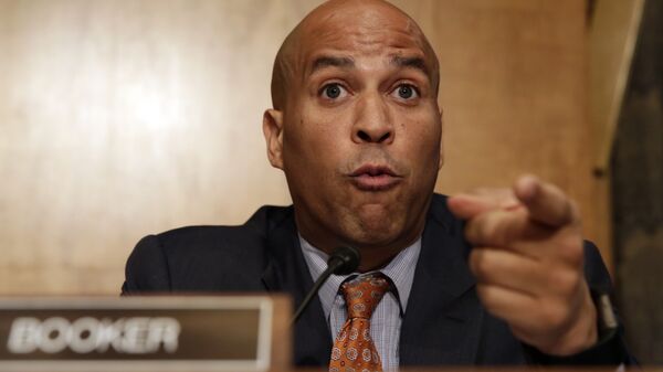 Senator Cory Booker (D-NJ) speaks during a Senate Committee on Homeland Security and Government Affairs hearing on Fifteen Years After 9/11: Threats to the Homeland, on Capitol Hill in Washington, DC on September 27, 2016 - Sputnik International