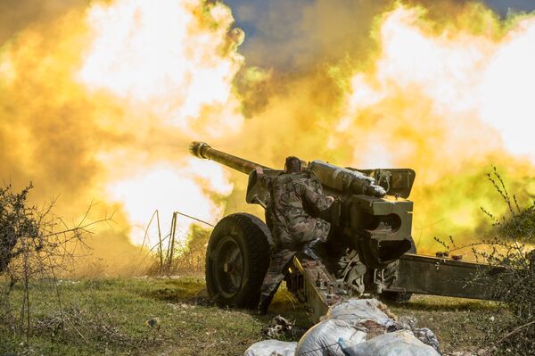Syrian army in Idlib province. File photo Syrian army in Idlib province. File photo - Sputnik International