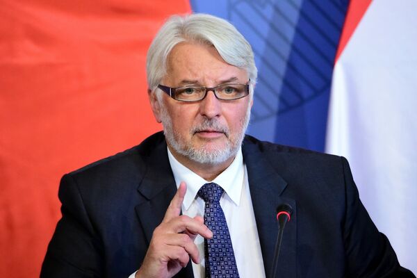 Polish Minister of Foreign Affairs Witold Waszczykowski Polish Minister of Foreign Affairs Witold Waszczykowski - Sputnik International