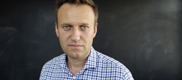 In this photo taken on Thursday, Sept. 1, 2016, Russian opposition activist Alexei Navalny speaks during an interview to the Associated Press in Moscow, Russia - Sputnik International