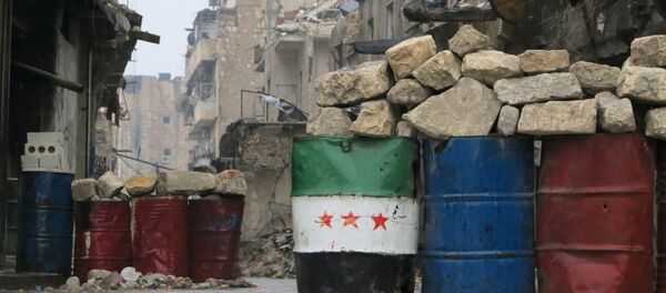 A liberated district of eastern Aleppo A liberated district of eastern Aleppo - Sputnik International