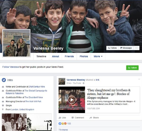 Vanessa Beeley Vanessa Beeley - Sputnik International