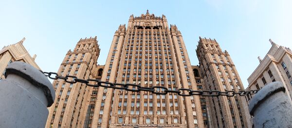 The Russian Ministry of Foreign Affairs on Smolenskaya-Sennaya Square in Moscow The Russian Ministry of Foreign Affairs on Smolenskaya-Sennaya Square in Moscow - Sputnik International